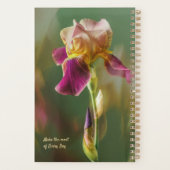 Dreamy Iris Floral photo art with monogram (Small) プランナー手帳 (裏面)
