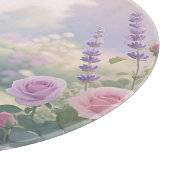 Dreamy Lavender Rose Garden Butterfly Path カッティングボード (角)