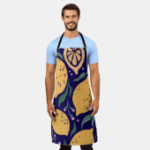 Dreamy Lemons エプロン (着用した状態)