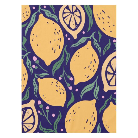Dreamy Lemons テーブルクロス (正面)