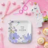 Dreamy Lilac Wedding ペーパープレート (パーティー)