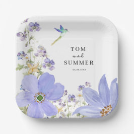 Dreamy Lilac Wedding ペーパープレート