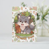 Dreamy Little Wolf サンキューカード (スタンド正面)