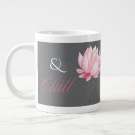 Dreamy Lotus “& Chill” リラクシングウェルネスギフト ジャンボコーヒーマグカップ