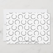 Dreamy Love EDITABLE COLOR日付カードを保存 セーブザデート (裏面)