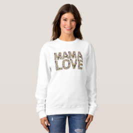 Dreamy Mama Love タイポグラフィ スウェットシャツ