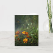 Dreamy marigold fine art photo カード (正面)