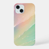 Dreamy Mermaid Shimmer Pastel Rainbow Phone Case iPhone 15ケース (裏面)