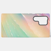 Dreamy Mermaid Shimmer Pastel Rainbow Phone Case Samsung Galaxyケース (裏面横)
