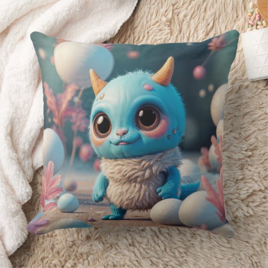 Dreamy Monster Pillowcase クッション (ブランケット)