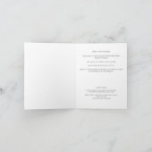 Dreamy Moon Baby Shower Invitation - Sleeping Baby 招待状 (内部)