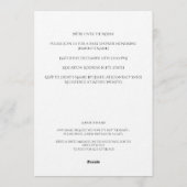 Dreamy Moon Baby Shower Invitation - Sleeping Baby 招待状 (裏面)