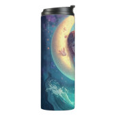 Dreamy Moon Girl Mug Design | Cute Baby Moon Art  タンブラー (回転左)