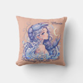Dreamy Moon Soul Cancer Aesthetic Pillow クッション (正面)