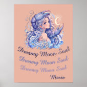 Dreamy Moon Soul Cancer Anime Poster ポスター (正面)