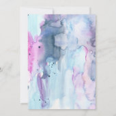 Dreamy Movie Love Quotes Bridal Shower Game Card 招待状 (裏面)