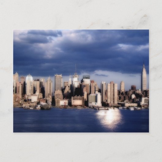 Dreamy New York Skylineはがき ポストカード (正面)