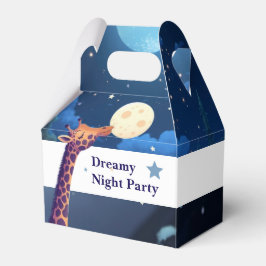 Dreamy Night Party Giraffe Kids Favor Box フェイバーボックス