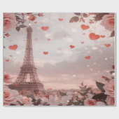 Dreamy Paris Romance: Eiffel Tower ラッピングペーパー (フラット)