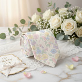 Dreamy Pastel Blossom ネクタイ