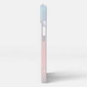 Dreamy Pastel Blue Fish Inspirational Quote iPhoneケース (左側面)