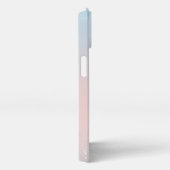 Dreamy Pastel Blue Fish Inspirational Quote iPhoneケース (右側面)