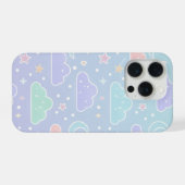 Dreamy Pastel Clouds Phone Case iPhoneケース (裏面横)