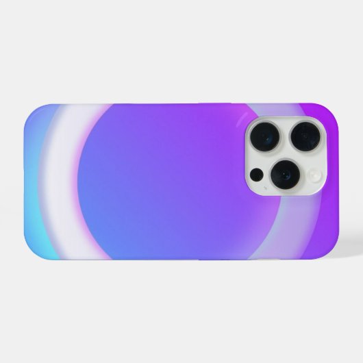 Dreamy Pastel Glow Ring Phone Sticker iPhoneケース (裏面横)