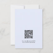 Dreamy Pastel Peonies Floral 出欠カード (裏面)