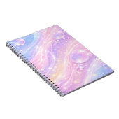 Dreamy pastel skies AI art  ノートブック (右側)