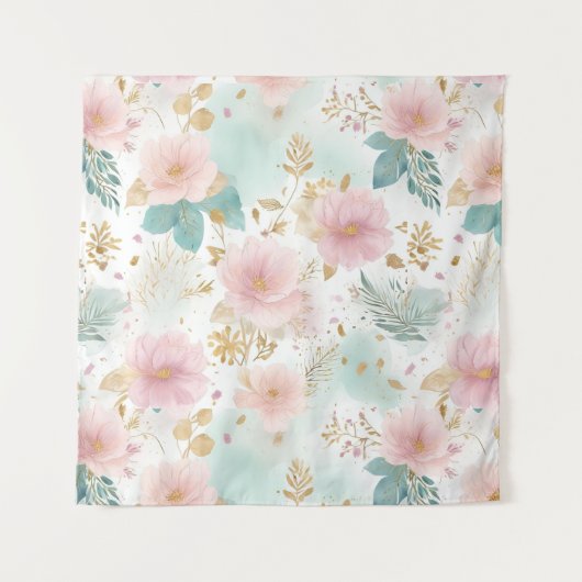 Dreamy Pastel Wall Art Woman タペストリー (正面)