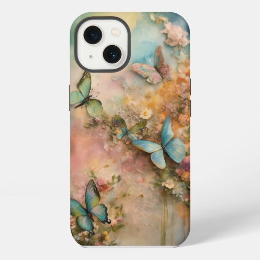 "Dreamy Pastel Wings iPhone カバー" iPhoneケース (裏面)