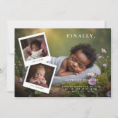 Dreamy Photo Collage Love Story Newborn  案内状 (正面)