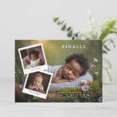 Dreamy Photo Collage Love Story Newborn  案内状 (スタンド正面)