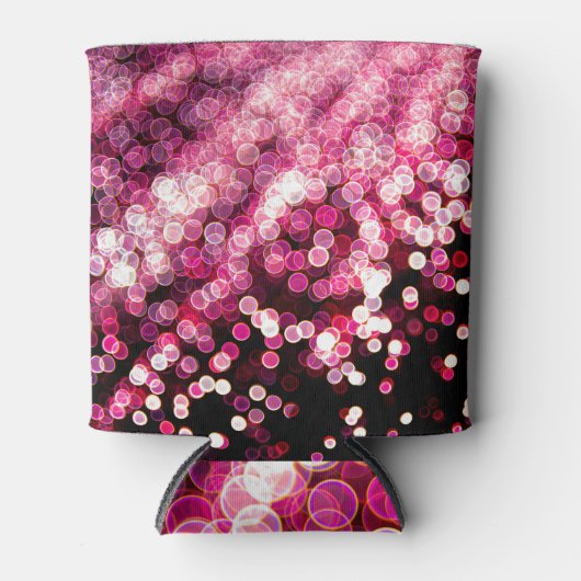 Dreamy Pink:抽象芸術ラぼやけイト 缶クーラー (正面)