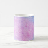 Dreamy Pink and Blue Watercolor Clouds Coffee Mug コーヒーマグカップ (中央)