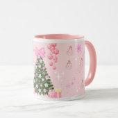 Dreamy Pink Christmas Mug / Soft Girl✨ マグカップ (正面右)