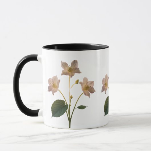 Dreamy Pink Dandelion Whimsical Combo Mug マグカップ (左)