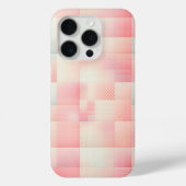 Dreamy Pink Pastel Gradient Checkered Phone Case  Case-Mate iPhoneケース (裏面)
