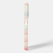 Dreamy Pink Pastel Gradient Checkered Phone Case  Case-Mate iPhoneケース (裏面 / 右)