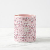 Dreamy Pink Pearl Mug - Soft Aesthetic, coffee cup マグカップ (中央)