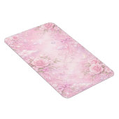 Dreamy Pink Rose Floral Pearls Bows Sparkles マグネット (右側)