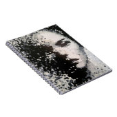 Dreamy Pixel Silhouette in Soft Shades ノートブック (右側)