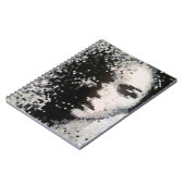 Dreamy Pixel Silhouette in Soft Shades ノートブック (左側)