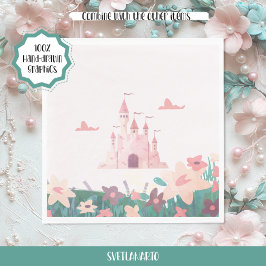 Dreamy Princess Castle Paper Napkin スタンダードランチョンナプキン