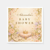 Dreamy Princess Star Baby Shower スタンダードカクテルナプキン (正面)