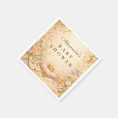 Dreamy Princess Star Baby Shower スタンダードカクテルナプキン (角)