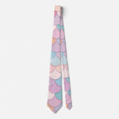 Dreamy Rainbow Fish Scale ネクタイ (正面)