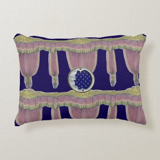 Dreamy Rectangular Pillow – Celestial Poetcore  アクセントクッション (正面)