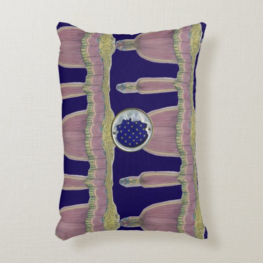 Dreamy Rectangular Pillow – Celestial Poetcore アクセントクッション (正面(垂直))